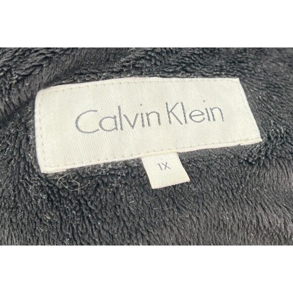 Calvin Klein Duck Down Puffer Jacket Women's Size 1X Black - Picture 5 of 6
